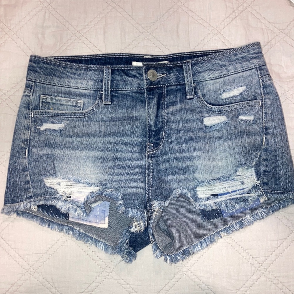 Daytrip Distressed Jean Shorts - Size 27